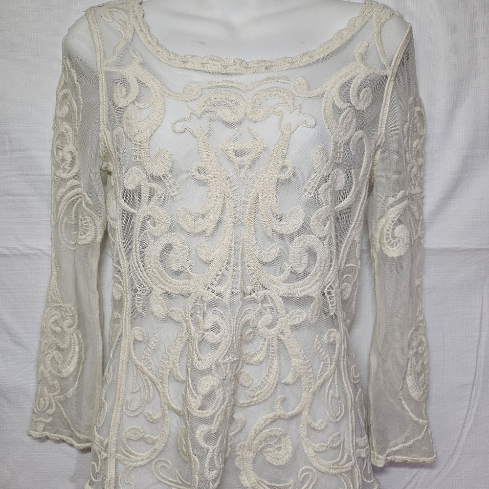 Express Sheer Lace Top 2000s